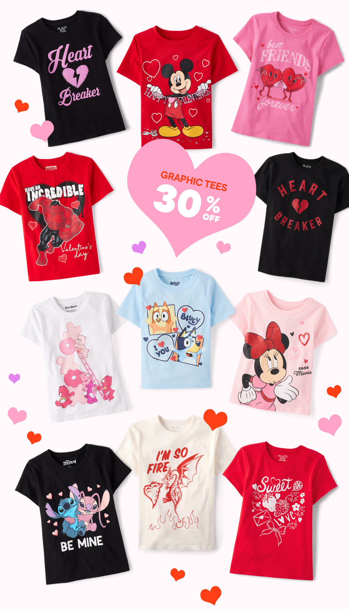 30% Off V-Day Tees