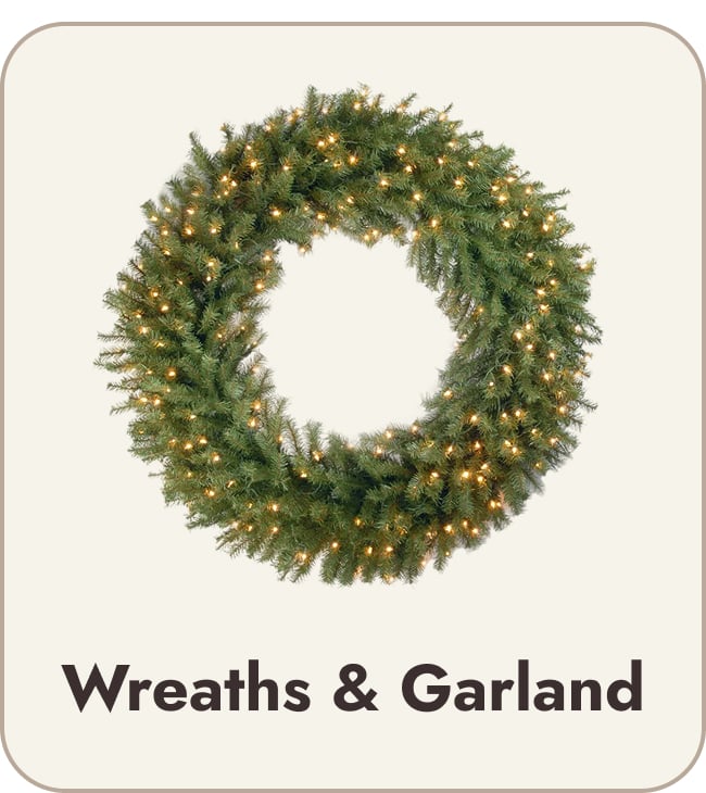 wreaths and garland