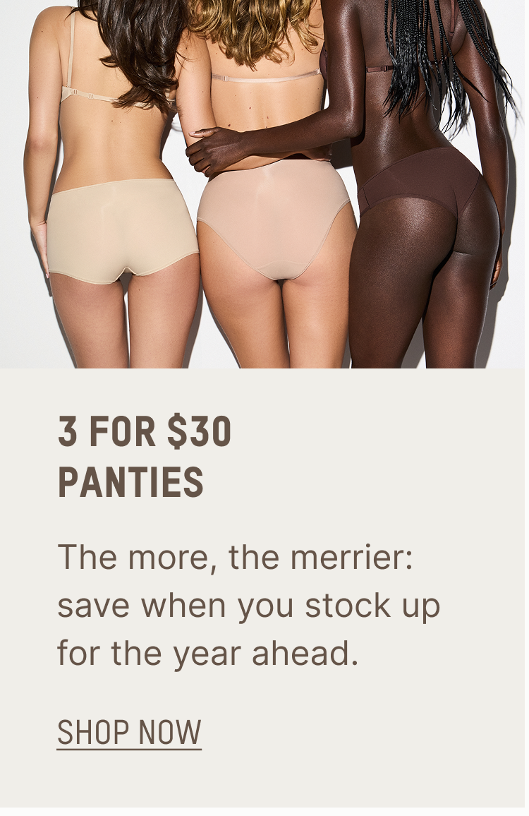 3 For $30 Panties