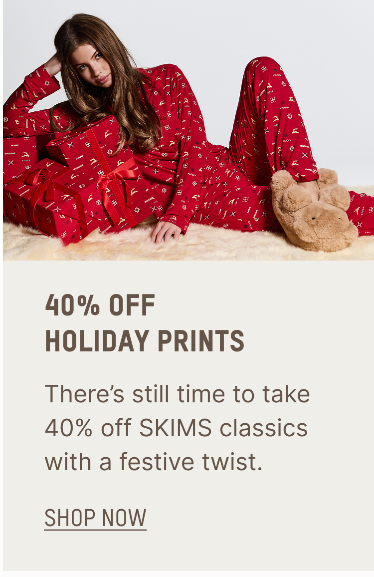 40% OFF HOLIDAY PRINTS