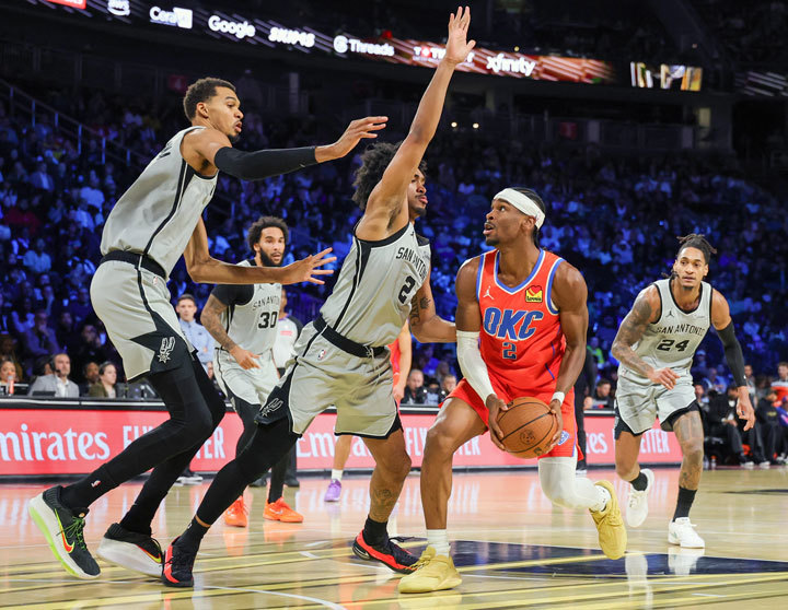 Victor Wembanyama, Dylan Harper, Shai Gilgeous-Alexander