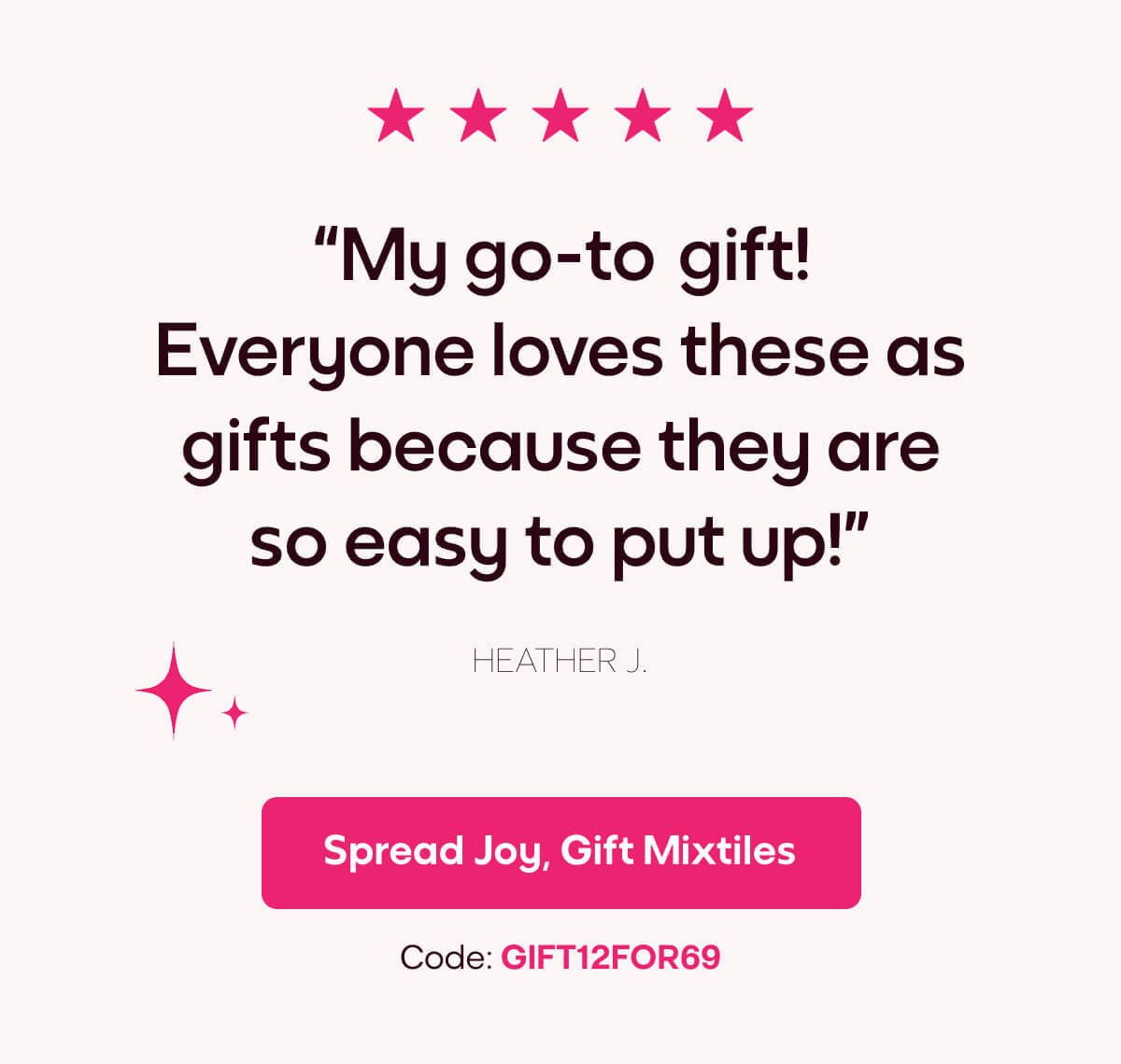 [MIXTILES] The perfect last-minute gift—that never expires | ORDER NOW