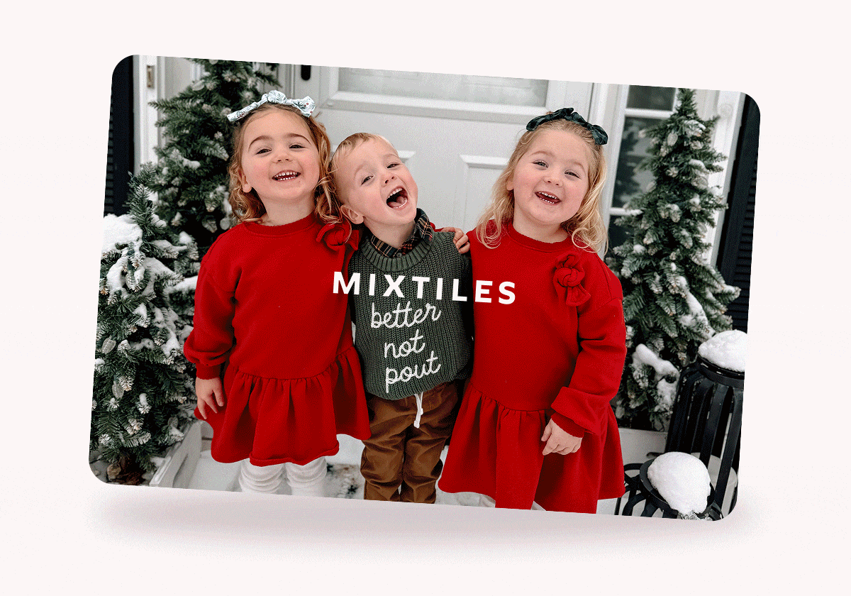 [MIXTILES] The perfect last-minute gift—that never expires | ORDER NOW