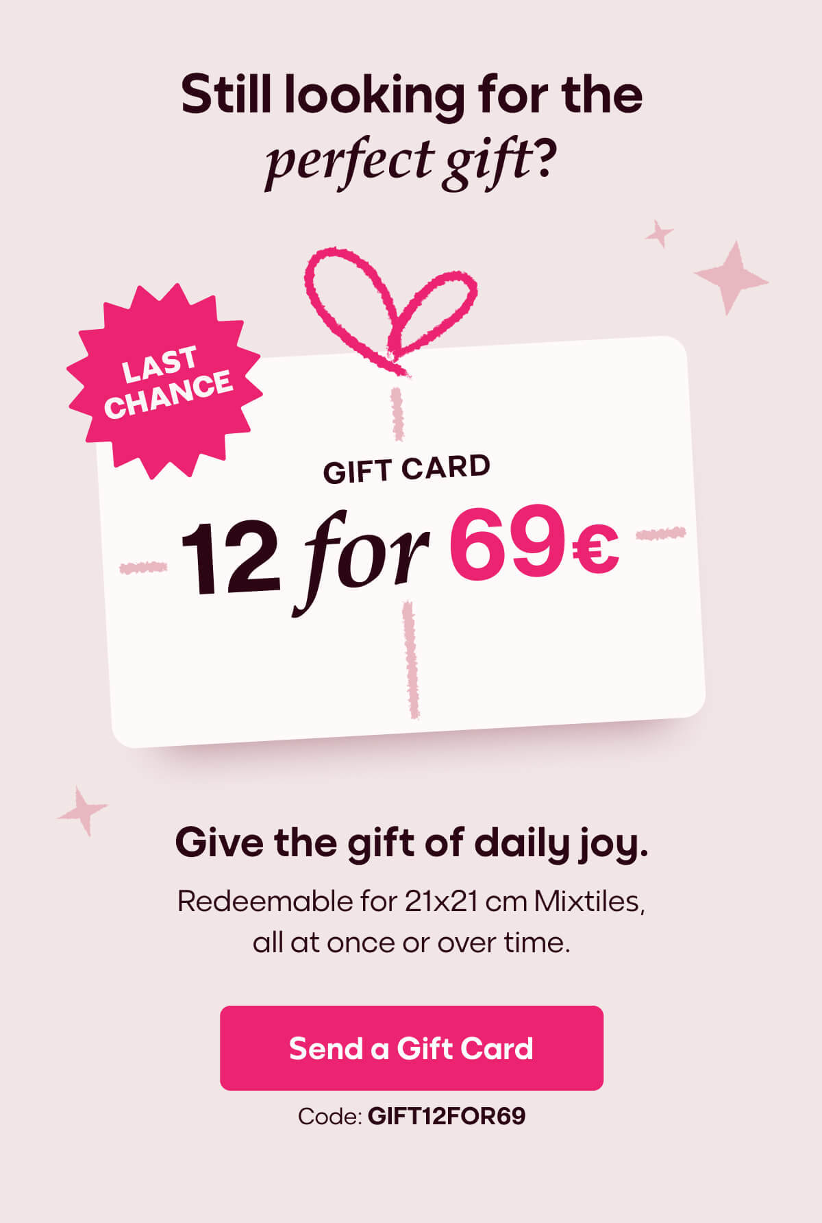 [MIXTILES} Happy holidays with Mixtiles. | ORDER NOW