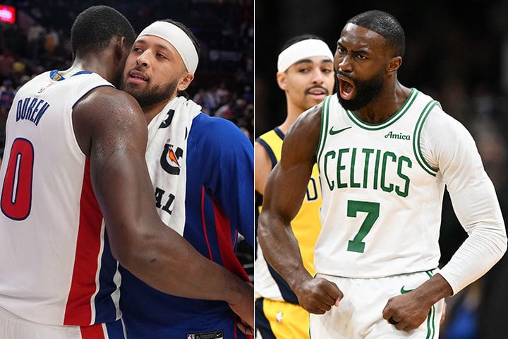 Jalen Duren, Cade Cunningham, Jaylen Brown