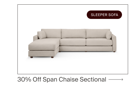 Span Sleeper Storage Sectional with Reversible Chaise