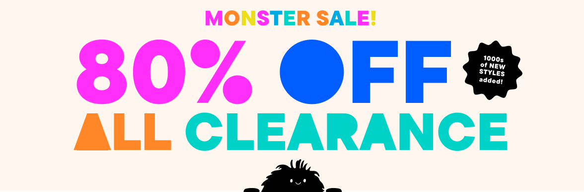 80% Off Clearance 