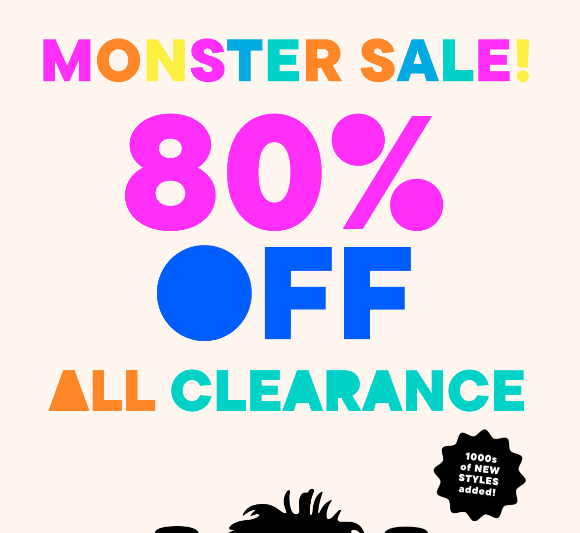 80% off Clearance