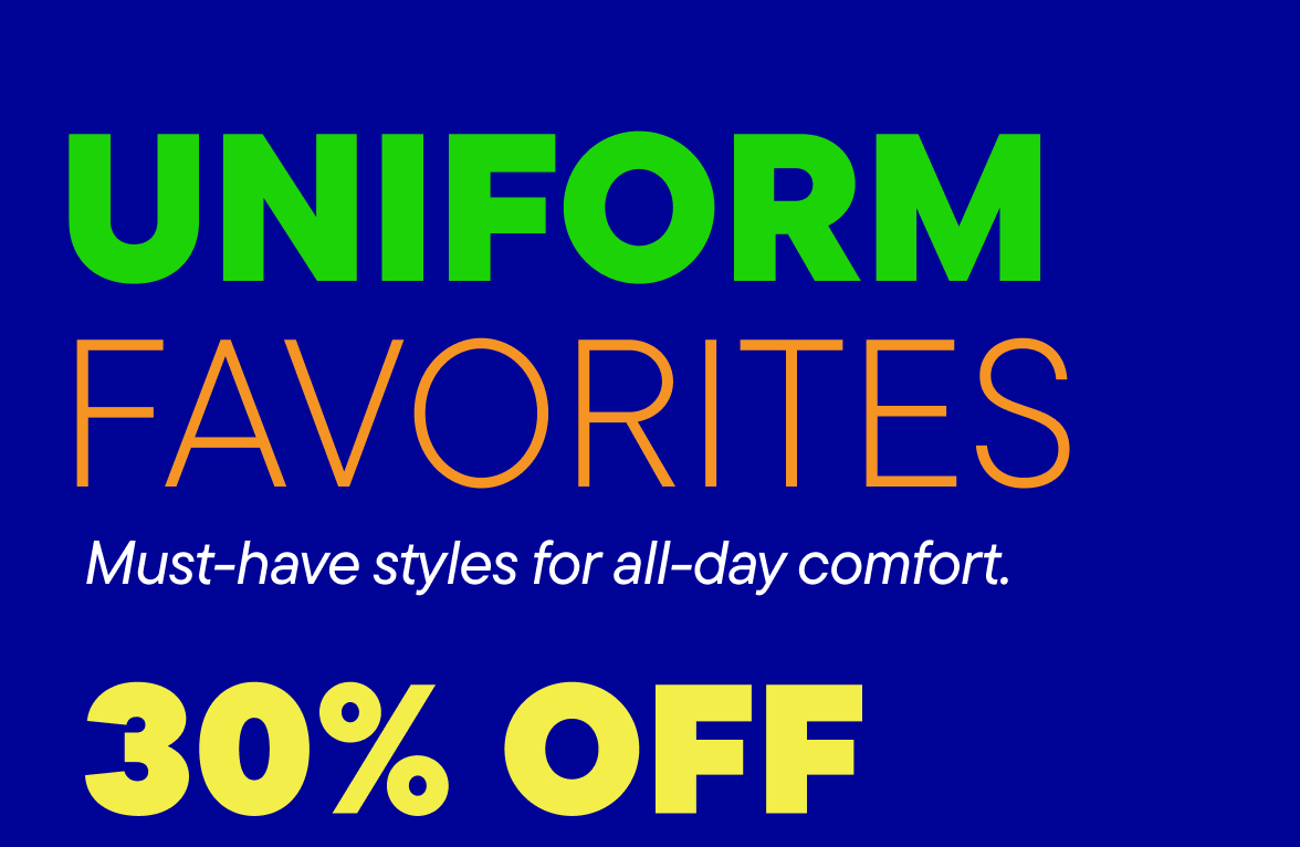 30% off Uniform
