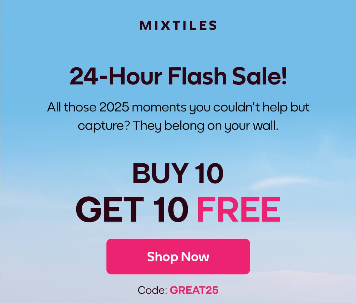 [MIXTILES] Frame your year with Mixtikes | ORDER NOW