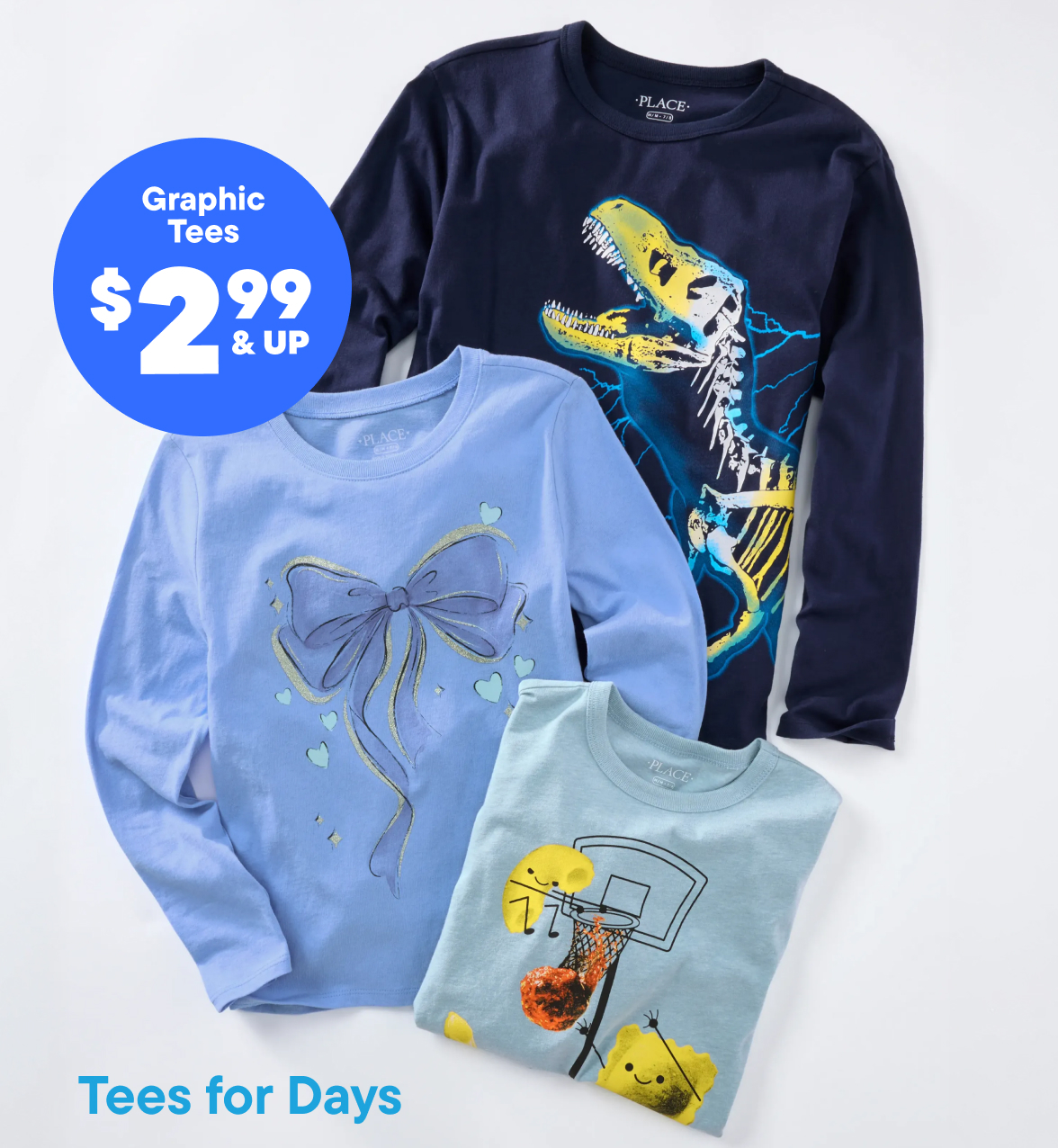 $2.99 & Up Graphic Tees