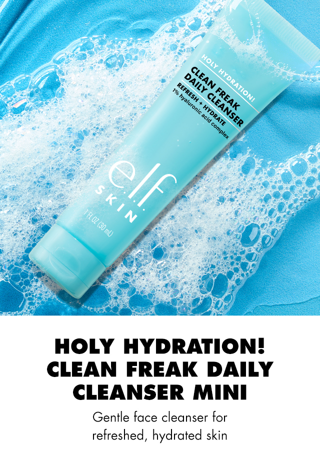 Holy Hydration! Clean freak daily cleanser mini