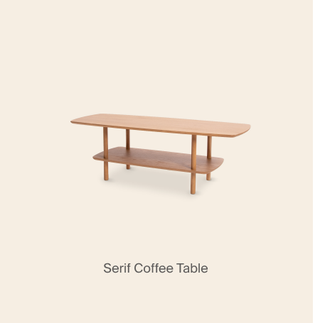 Serif Coffee Table