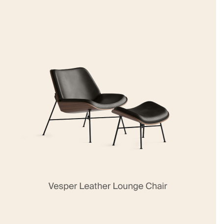 Vesper Leather Lounge Chair