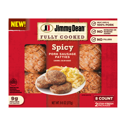 Jimmy Dean® Fully Cooked Spicy Pork Sausage Patties