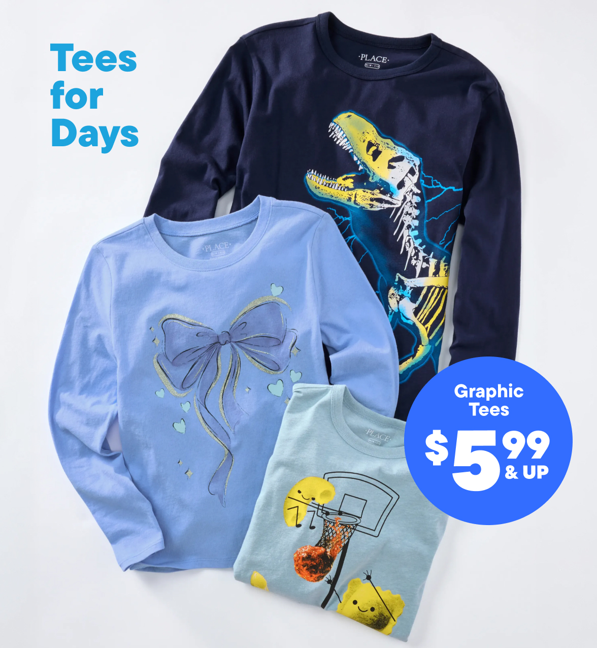 $5.99 & Up Graphic Tees