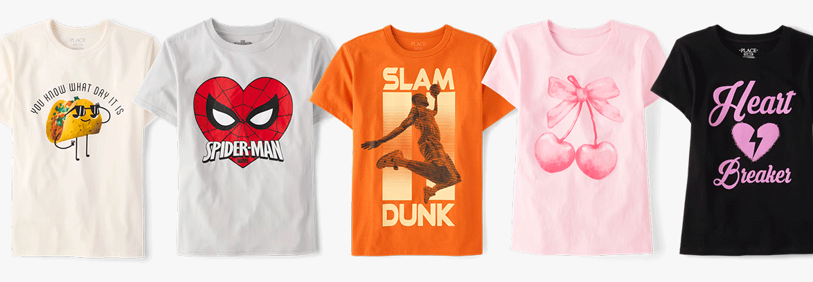 $3.99 & Up Graphic Tees