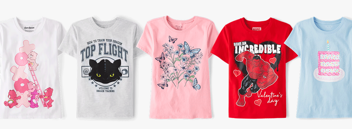 $3.99 & Up Graphic Tees