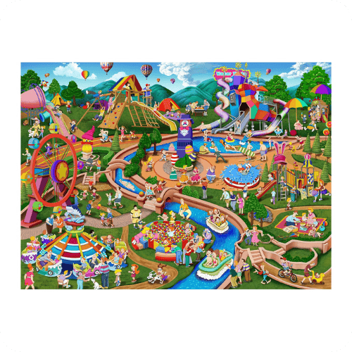 500-Piece Theme Park Puzzle
