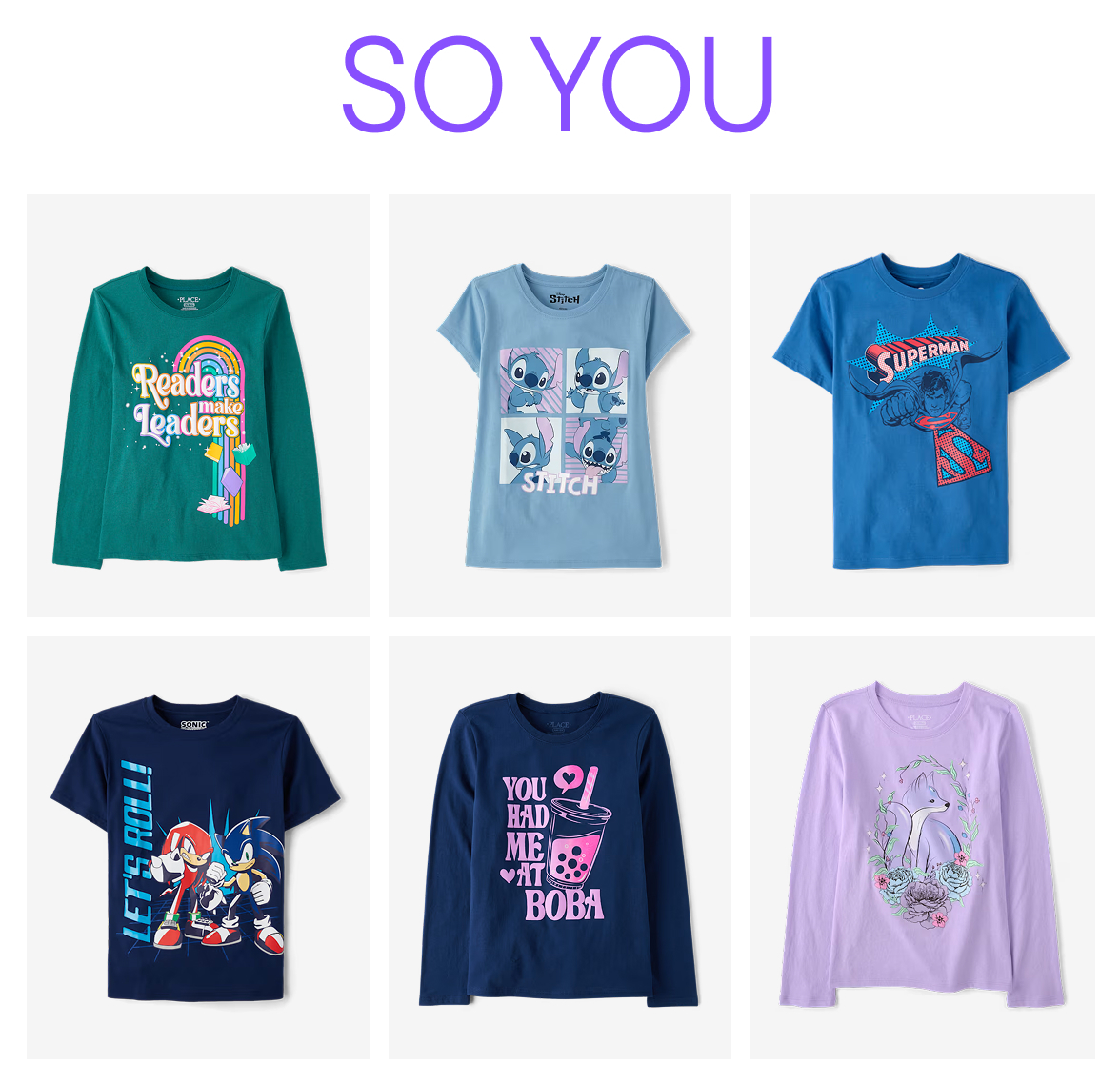 $4.99 & Up Graphic Tees