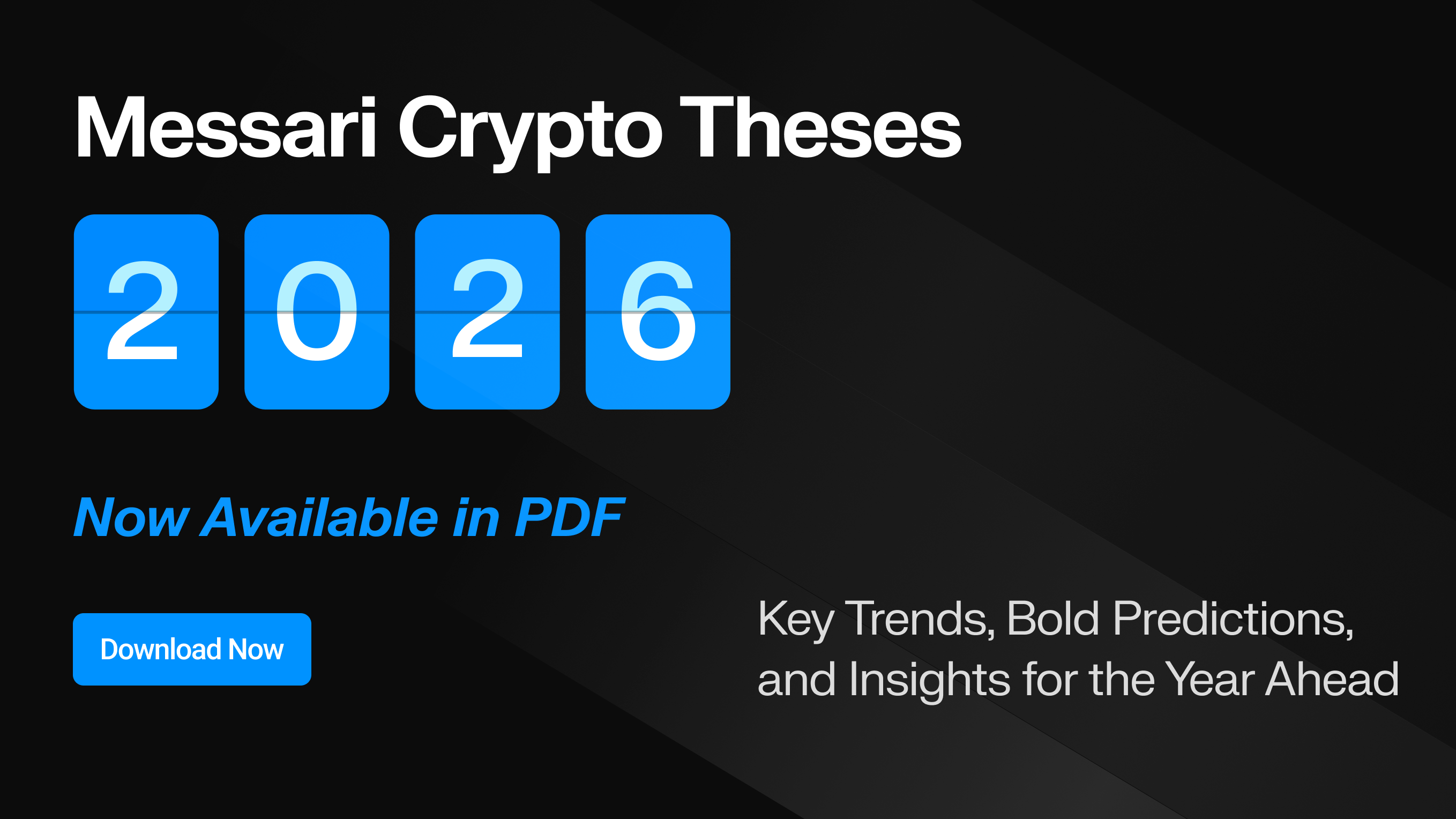 First Week Back & 2026 Annual Theses | Messari