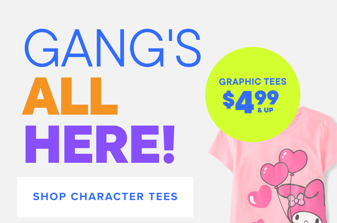 $4.99 & Up Graphic Tees
