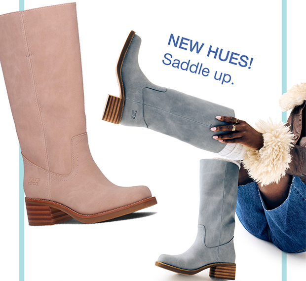 NEW HUES! Saddle up.