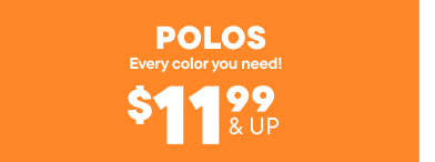 $11.99 & Up Polos 