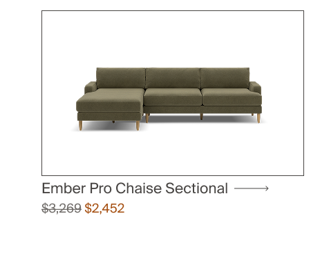 Ember Pro Chaise Sectional