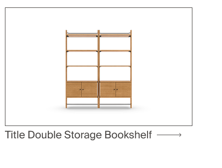 Title Double Storage Bookshelf