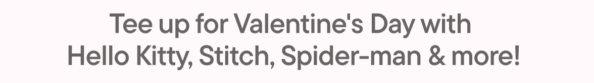 $5.99 & Up V-Day Graphic Tees 