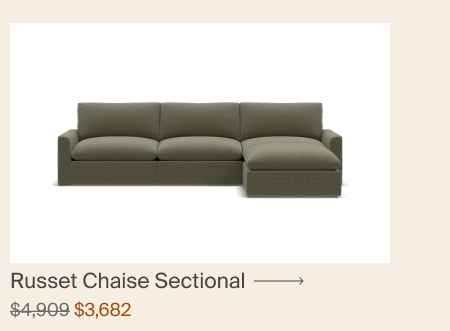 Russet 4-Piece Reversible Chaise Sectional