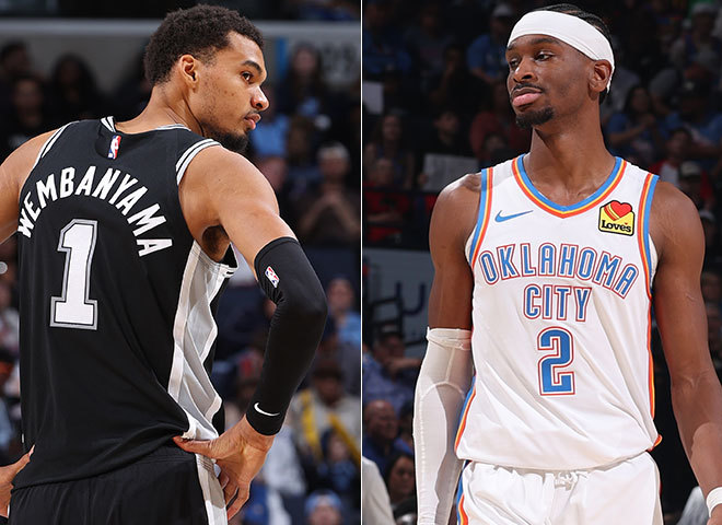 Victor Wembanyama, Shai Gilgeous-Alexander