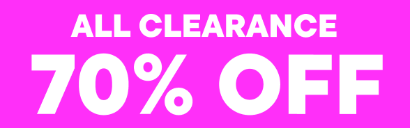 70% off Clearance