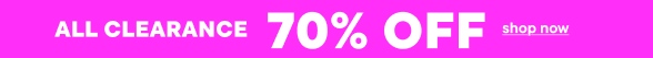 70% off Clearance