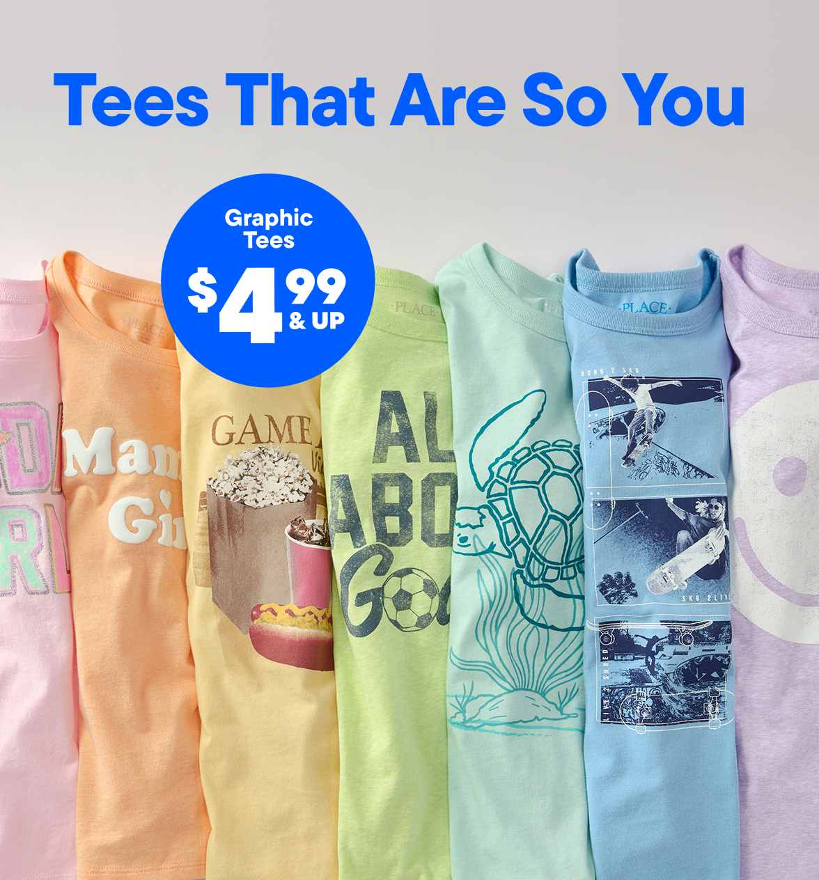$4.99 & Up Graphic Tees