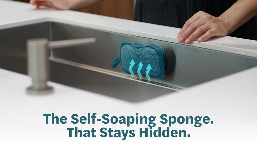 Levity: Eco-Friendly, Self-Soaping, Magnetic Sponge