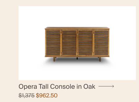 Opera Tall Media Console