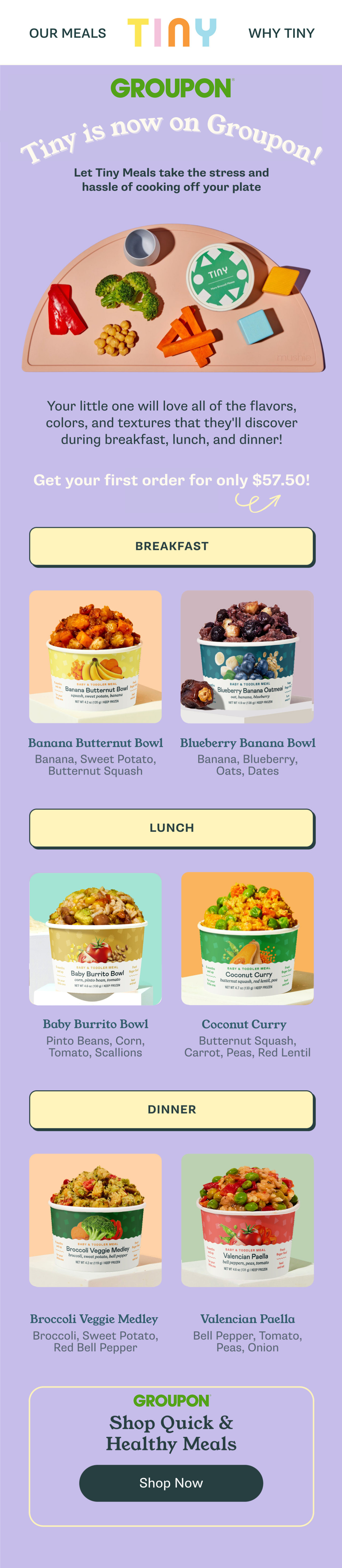 Tiny Organics on Groupon Tiny Organics on Groupon