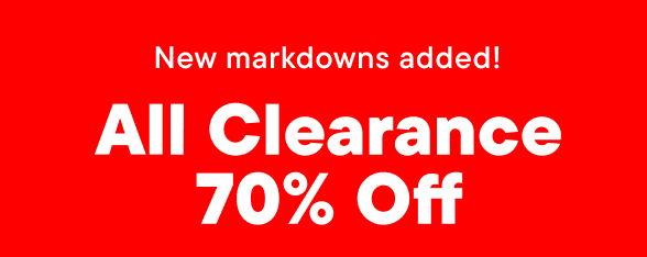 70% off All Clearance