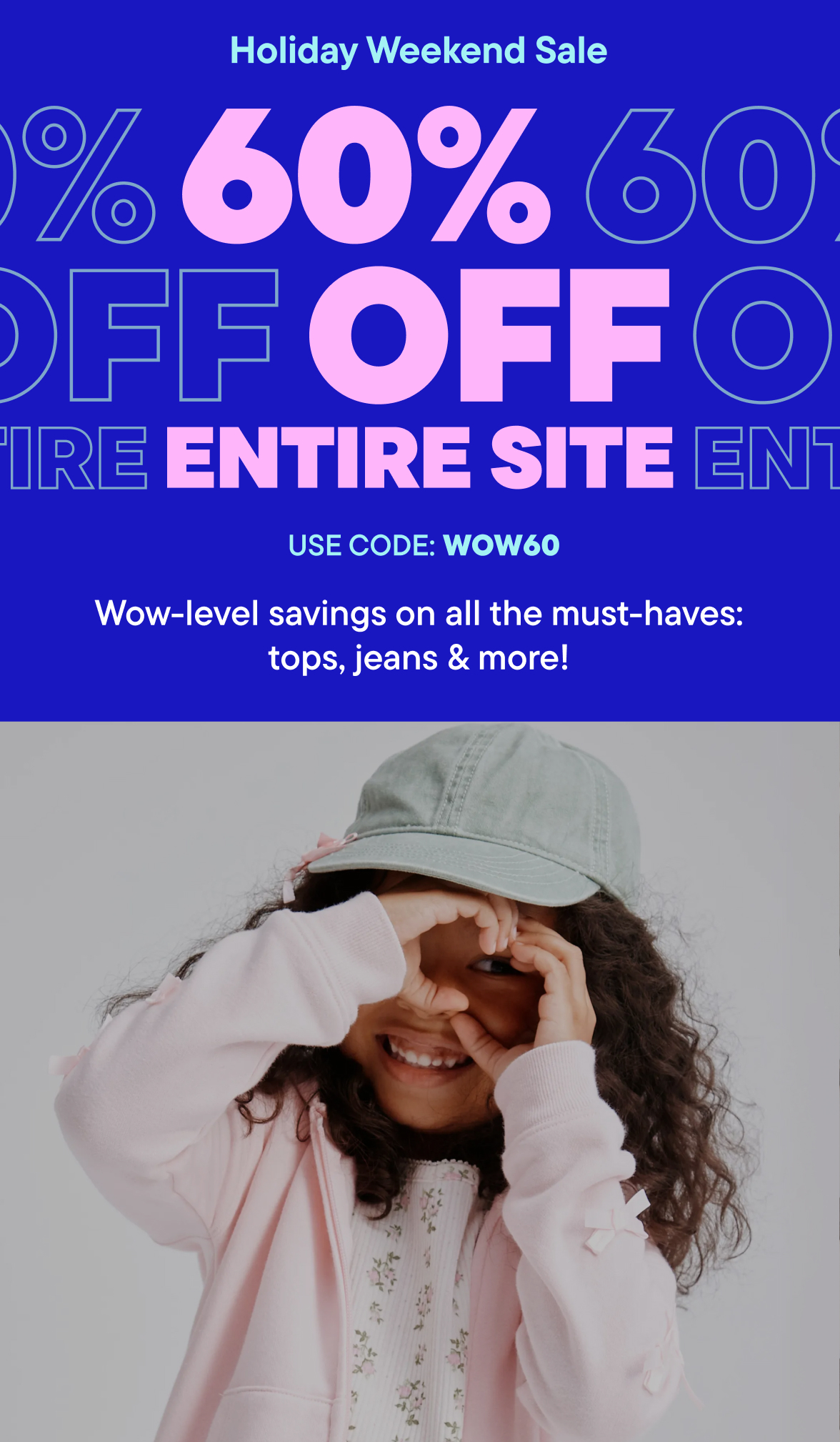 60% off Entire Site with code WOW60
