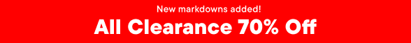 70% off Clearance
