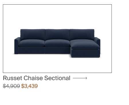 Russet 4-Piece Reversible Chaise Sectional