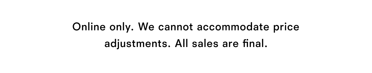 Online only Online only