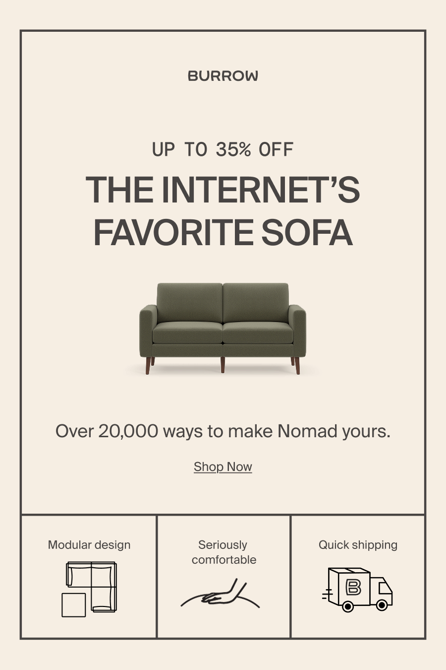 Internet's Favorite Sofa: The Nomad