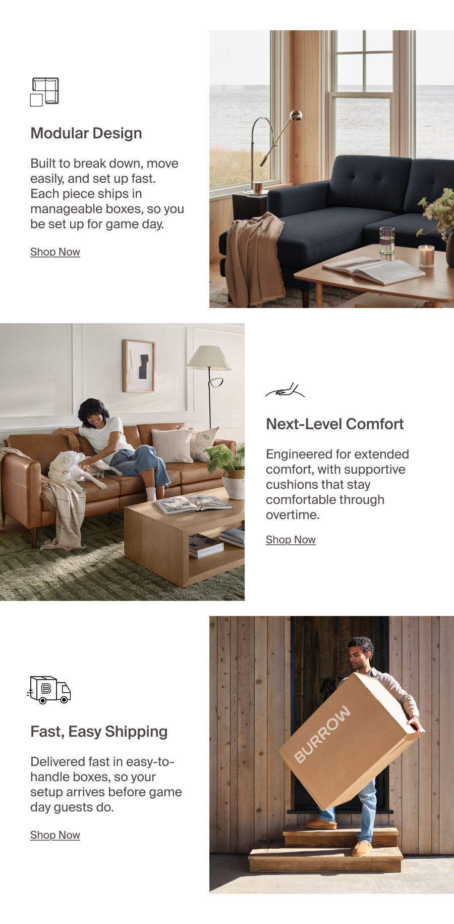 Modular design and next-level comfort