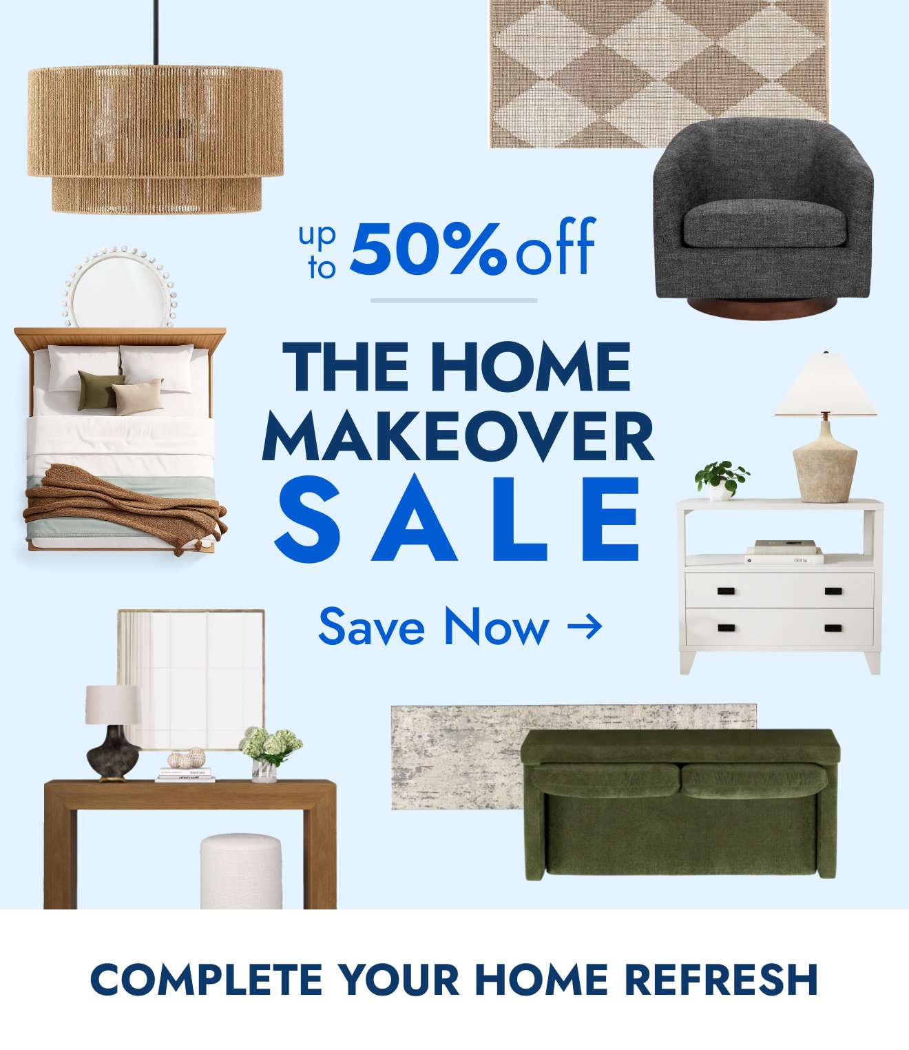 Home Makeover Sale: up to 50% off starts now