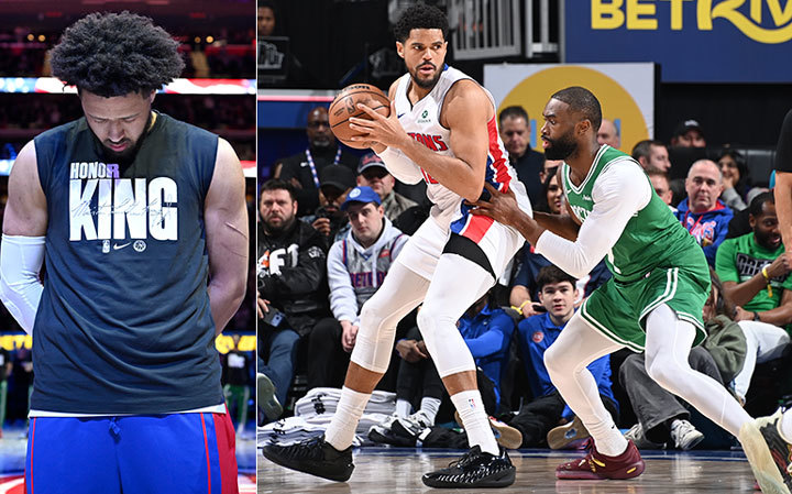 Cade Cunningham, Tobias Harris, Jaylen Brown