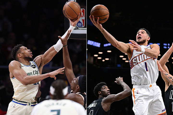 Giannis Antetokounmpo, Devin Booker