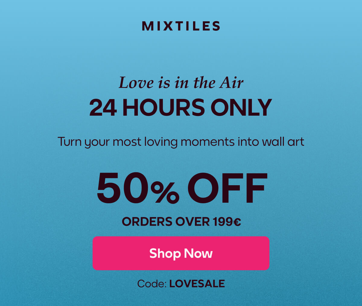 [MIXTILES] Turn your most loving moments into wall art with Mixtiles. | ORDER NOW